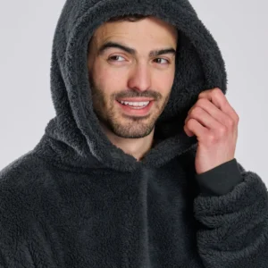 Black velvet hoodie | ZARA
