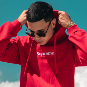 Red hoodie | Supreme